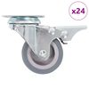 vidaXL 24 pcs Swivel Casters 1.97 " (6x143418)
