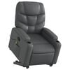vidaXL Stand Up Massage Recliner Chair Grey