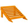 vidaXL Garden Chair Orange Solid fir wood Large Detachable