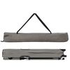 vidaXL Folding Camping Bed Folding Grey 81.10 x 29.92 x 29.13 in