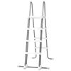 INTEX Pool Ladder Grey and White Coated Steel and Plastic
