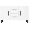 vidaXL Sideboard White Engineered wood, metal 39.4 in Sideboard