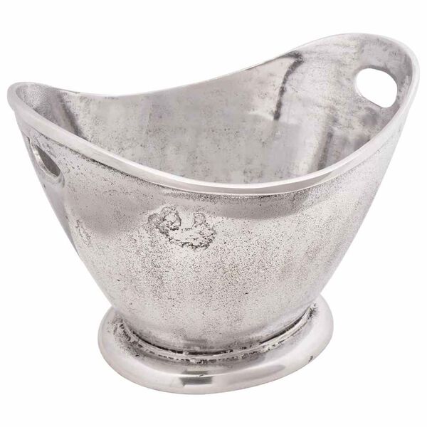 vidaXL Ice Bucket Silver 36 x 25 x 26 cm Aluminium