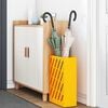 vidaXL Umbrella Stand Mustard yellow 11.02 x 4.72 x 16.14 in Steel