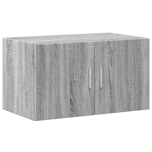 vidaXL Storage Cabinet Grey Sonoma Engineered Wood Tall Storage Cabinet