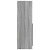 vidaXL Highboard Grey Sonoma Engineered Wood Medium Highboard