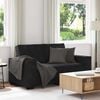 vidaXL 2-seater Sofa Black