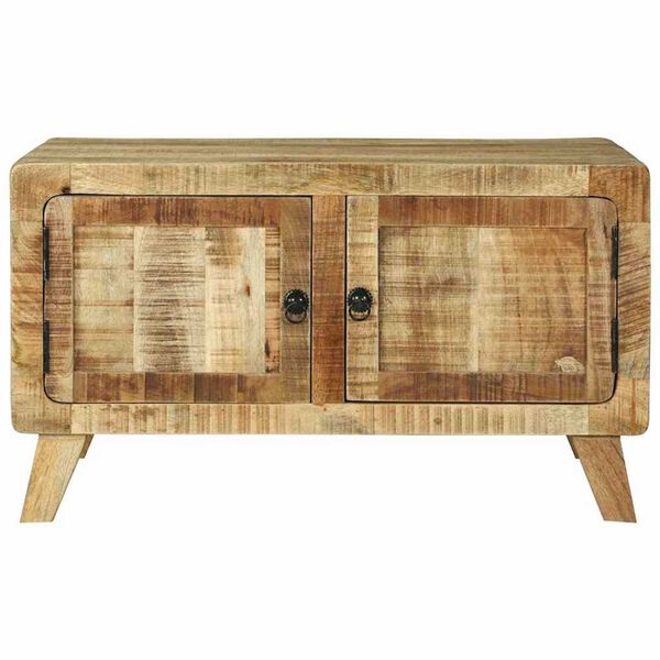 vidaXL Coffee Table Brown 80 x 54 x 45 cm Solid rough mango wood