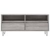 vidaXL TV Cabinet Grey Sonoma Engineered Wood, Iron Medium TV Cabinet