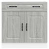 vidaXL Kitchen Base Cabinet Grey Sonoma Engineered Wood
