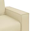 vidaXL Sofa Cream 62.99 x 30.71 x 33.07 in Fabric