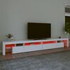 vidaXL TV Cabinet White Engineered Wood Large TV Cabinet Rectangular