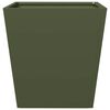 vidaXL Garden Planter Set of 2 Olive green Cold-rolled steel