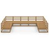 vidaXL Garden Lounge Set Honey brown Solid pine wood Medium Modular