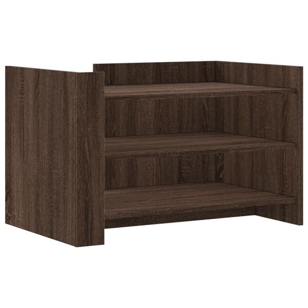 vidaXL Coffee Table Brown Oak Engineered Wood Coffee Table Rectangular