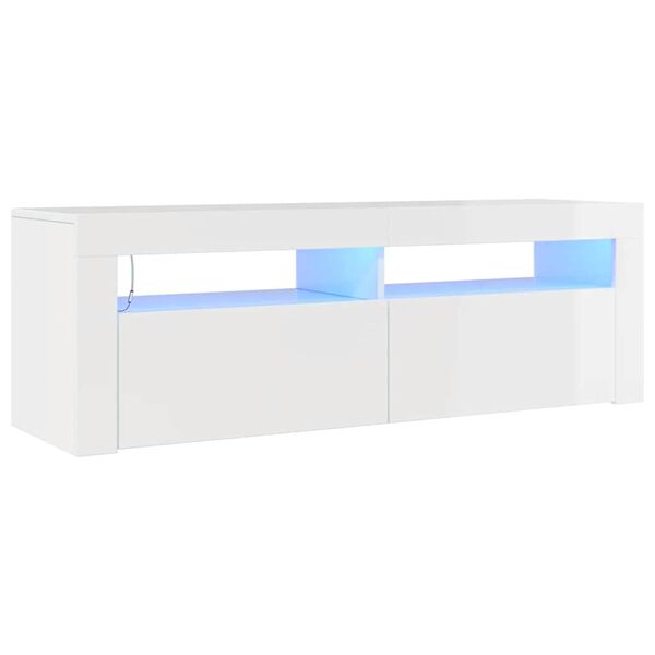 vidaXL TV Cabinet High gloss white Engineered wood TV Cabinet