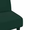 vidaXL Sofa Set Dark Green Velvet, Foam, Wood, Plastic 2 Piece