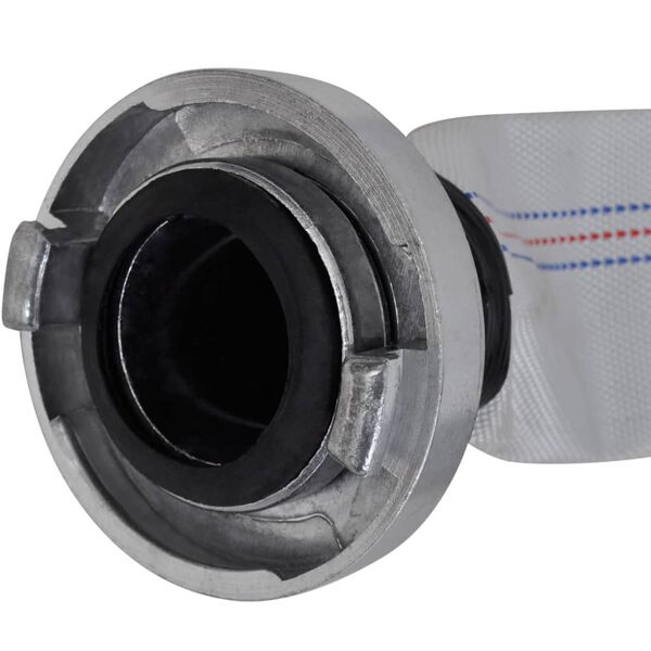 vidaXL Fire Hose Flat Hose 65.6' with C-Storz Couplings 2 Inch