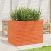 vidaXL Garden Planter Wax Brown Vacuum pressure treated solid pine wood