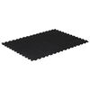 vidaXL Rubber Floor Tile Black 0.47" 35.4"x47.2"