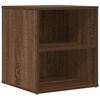 vidaXL Corner Cabinet Brown Oak Engineered Wood Medium Corner Cabinet