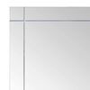 vidaXL Wall Mirror Silver Glass 39.4 x 23.6 in Wall Mounting