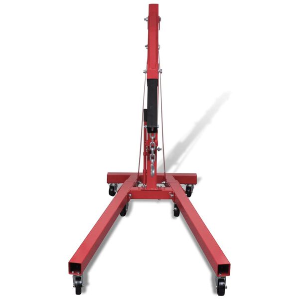 Folding Shop Crane Engine Motor Lift 2 Ton