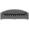 vidaXL Day Bed Dark Grey Fabric (100% polyester), metal, solid wood Single