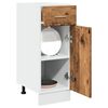 vidaXL Drawer Bottom Cabinet Old wood Engineered wood 11.8x18.1x32.1 in