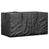 vidaXL Garden Cushion Storage Bag Set of 2 Black Polyethylene
