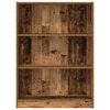 vidaXL Bookcase Old wood Engineered wood Medium Bookcase Rectangular