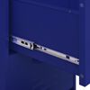 vidaXL Storage Cabinet Navy Blue Steel Medium Adjustable Feet
