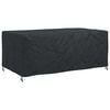 vidaXL Furniture Cover Plain Black 94.49 x 43.31 x 27.56 in 210D