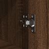 vidaXL Bathroom Cabinet Brown Oak Engineered wood, steel Adjustable Feet
