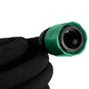 vidaXL Garden Hose Black Rubber 82 ft Expandable Garden Hose