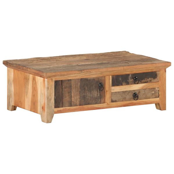 vidaXL Coffee Table Natural wood Solid Reclaimed Wood, Solid Acacia Wood