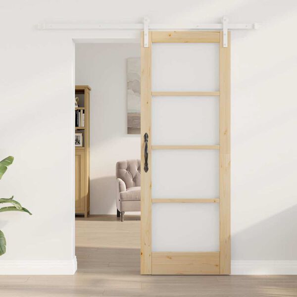 vidaXL Sliding Door ORKDAL Natural 28.94 x 78.15 in
