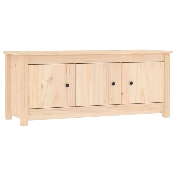 vidaXL Shoe Cabinet Natural Wood Solid pine wood