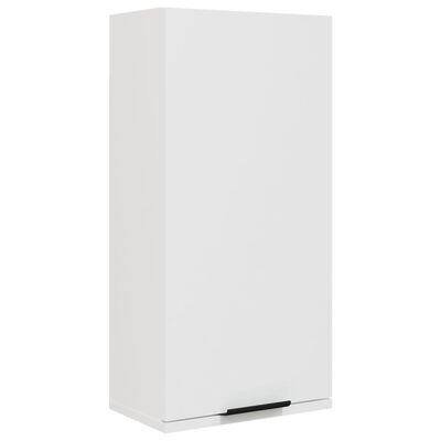 vidaXL Wall-mounted Bathroom Cabinet White 12.6"x7.9"x26.4"