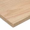 vidaXL Stair Tread Set of 8 Natural Oak Solid Oak Wood 39.4 x 11.8 in