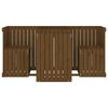 vidaXL Balcony Set Honey brown Solid pinewood Compact Durable