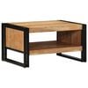 vidaXL Coffee Table Natural Wood Solid Acacia Wood Medium Durable