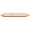 vidaXL Table Top Brown Solid Beech wood Diameter: 23.6 in Durable
