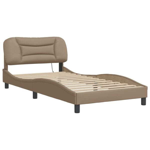 vidaXL Bed Frame Cappuccino