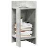 vidaXL Side Table Set of 2 Concrete grey Engineered wood Small