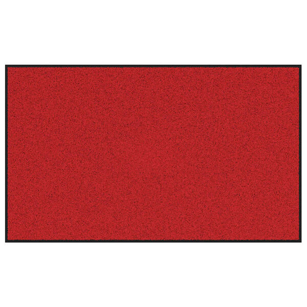 vidaXL Doormat Red and Black 35.4" x 59.1" Polypropylene and vinyl