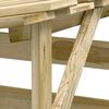 vidaXL Pergola Set of 2 Green treated pinewood