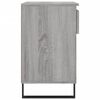 vidaXL Shoe Cabinet Grey Sonoma Engineered Wood Medium Shoe Cabinet