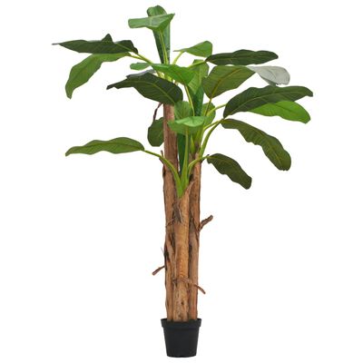 vidaXL Artificial Banana Tree with Pot 98.4" Green