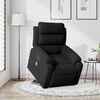 vidaXL Electric Stand up Massage Recliner Chair Black Velvet